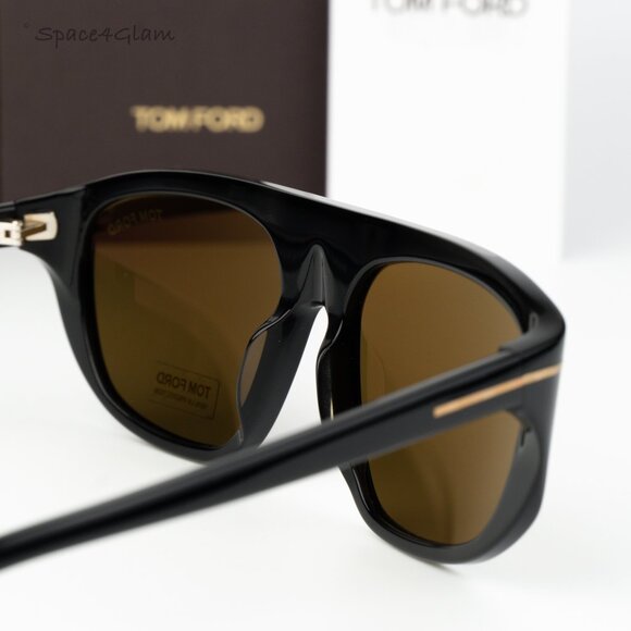 Tom Ford Women Sunglasses Black Roviex Pilot FT1002/S 01J NEW AUTHENTIC main image 8